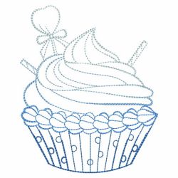 Vintage Cupcakes 08(Md) machine embroidery designs