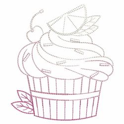Vintage Cupcakes 09(Md) machine embroidery designs