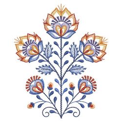 Polish Folk Flowers 02(Lg) machine embroidery designs