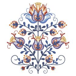 Polish Folk Flowers 04(Lg) machine embroidery designs