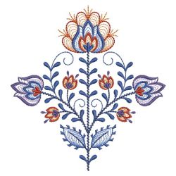 Polish Folk Flowers 08(Lg) machine embroidery designs