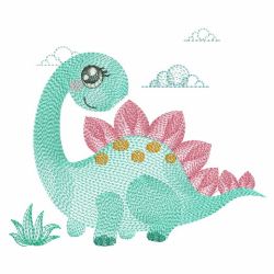 Little Dinosaurs 04(Md) machine embroidery designs