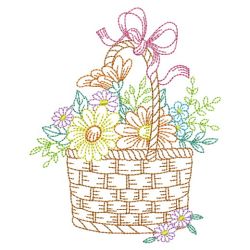 Vintage Floral Baskets 3 01(Lg) machine embroidery designs