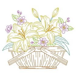 Vintage Floral Baskets 3 08(Md)