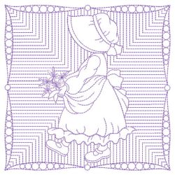 Trapunto Sunbonnet Sue 2 05(Md) machine embroidery designs