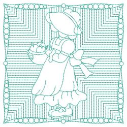 Trapunto Sunbonnet Sue 2 09(Lg) machine embroidery designs