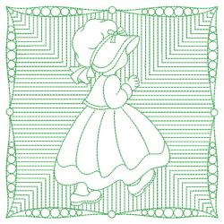 Trapunto Sunbonnet Sue 2 10(Md) machine embroidery designs