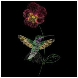 Springtime Hummingbirds 03(Md) machine embroidery designs
