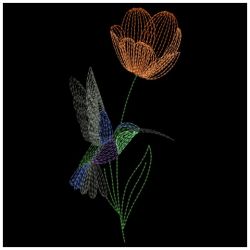 Springtime Hummingbirds 05(Md) machine embroidery designs