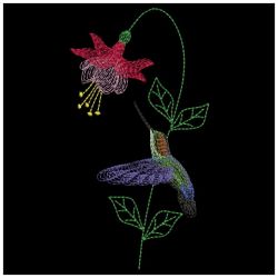 Springtime Hummingbirds 06(Md) machine embroidery designs