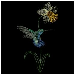 Springtime Hummingbirds 07(Sm) machine embroidery designs