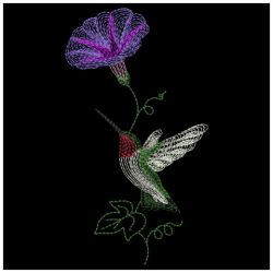 Springtime Hummingbirds 09(Sm) machine embroidery designs