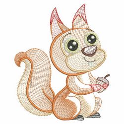 Rippled Baby Animals 5 03(Md) machine embroidery designs