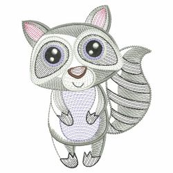 Rippled Baby Animals 5 07(Md) machine embroidery designs