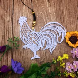 FSL Rooster 06 machine embroidery designs