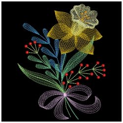 Blooming Garden 4 07(Lg) machine embroidery designs