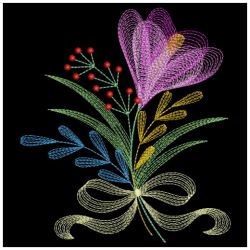 Blooming Garden 4 08(Lg) machine embroidery designs