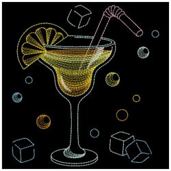 Vintage Cocktails 01(Md) machine embroidery designs