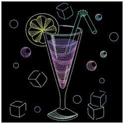 Vintage Cocktails 09(Md) machine embroidery designs