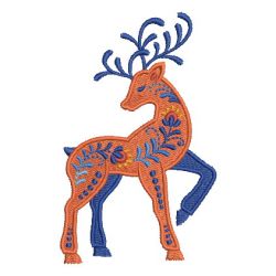 Folk Art Animals 2 04 machine embroidery designs