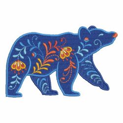 Folk Art Animals 2 07 machine embroidery designs