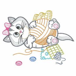Vintage Crafty Critters 03(Md) machine embroidery designs