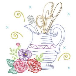 Kitchen In Bloom 3 08(Md) machine embroidery designs