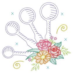 Kitchen In Bloom 3 10(Md) machine embroidery designs