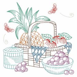 Vintage Fruit Baskets 2 07(Sm) machine embroidery designs