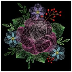 Blooming Garden 5 01(Lg) machine embroidery designs