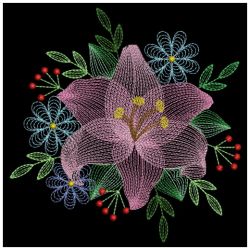 Blooming Garden 5 02(Md) machine embroidery designs