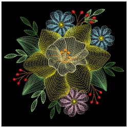 Blooming Garden 5 03(Lg) machine embroidery designs