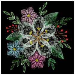Blooming Garden 5 05(Lg) machine embroidery designs