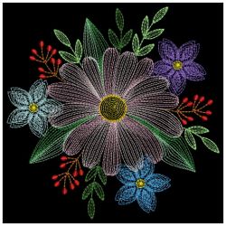 Blooming Garden 5 06(Lg) machine embroidery designs
