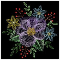 Blooming Garden 5 07(Lg) machine embroidery designs