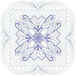 Trapunto Lucy Boston Crosses Quilt 06(Lg)