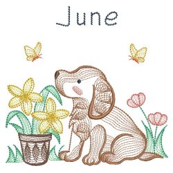 Months of the Year Animals 06(Lg) machine embroidery designs