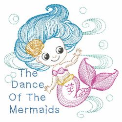 Vintage Little Mermaids 2 03(Lg) machine embroidery designs