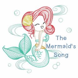 Vintage Little Mermaids 2 04(Md) machine embroidery designs