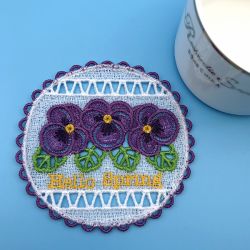 FSL Floral Coaster 02 machine embroidery designs