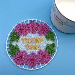 FSL Floral Coaster 03 machine embroidery designs