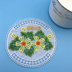 FSL Floral Coaster 04 machine embroidery designs