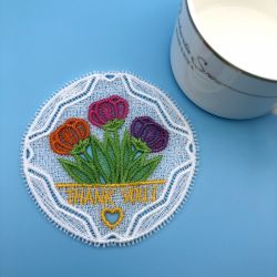 FSL Floral Coaster 05 machine embroidery designs