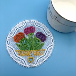 FSL Floral Coaster 05