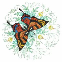Butterfly Garden 4 08(Md) machine embroidery designs