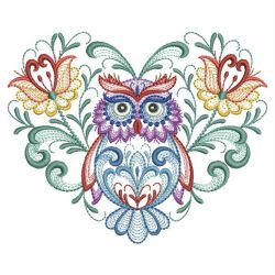 Rosemaling Owl 3 04(Lg)