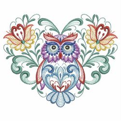 Rosemaling Owl 3 04(Lg)