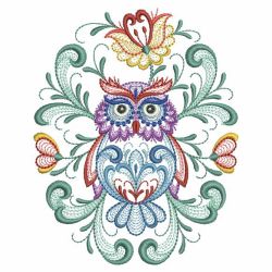 Rosemaling Owl 3 08(Lg)