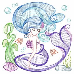 Rippled Mermaids(Sm) machine embroidery designs