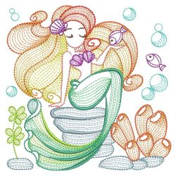 Rippled Mermaids 04(Lg) machine embroidery designs